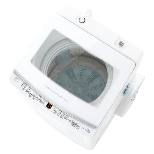 AQUA AQW-V7R(W) 全自動洗濯機 (洗濯7kg) ホワイト