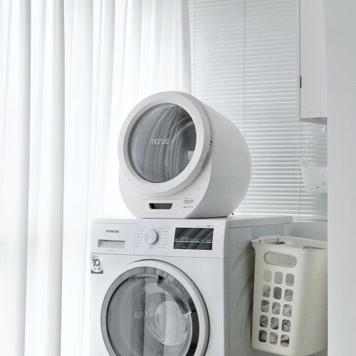 MORUS Morus Zero 超小型衣類乾燥機 ホワイト 設置工事が不要な衣類 
