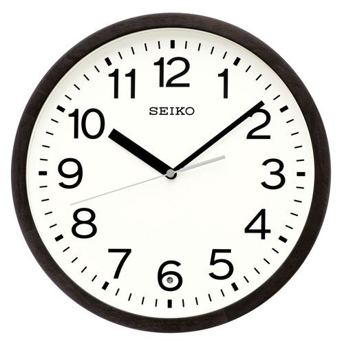 セイコークロック KX249K 電波掛け時計 SEIKO 黒 | ヤマダウェブコム