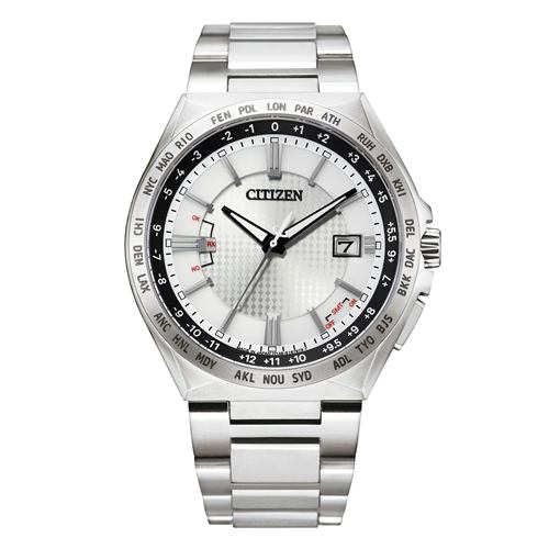 シチズン CB0210-54A メンズ腕時計 アテッサ エコ・ドライブ電波時計 ダイレクトフライト ACT Line