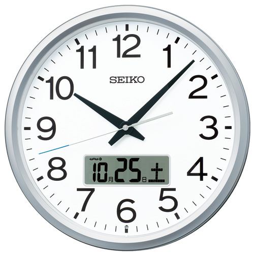 セイコークロック KX203B 夜でも見える 電波掛け時計(白色LED) | ヤマダウェブコム