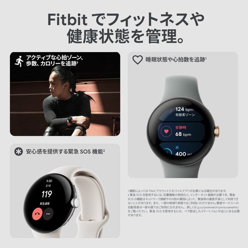PixelWatch Pixel Watch Silver【Wi-Fiモデル】