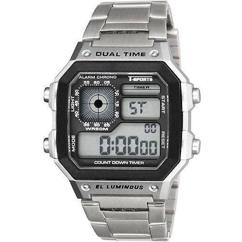 クレファー TS-D306-SV ティースポーツデジタルメタルウォッチ腕時計 シルバー TSD306SV