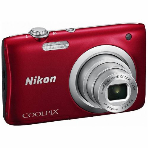 夜空 Nikon デジタルカメラ COOLPIX A100 光学5倍 2005万画素 レッド