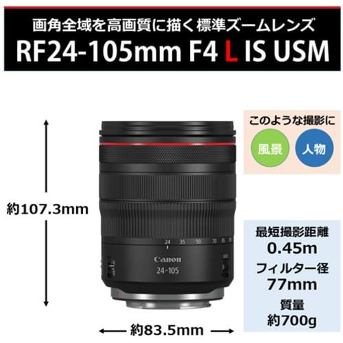 【ほぼ新品】Canon RF24-105mm F4 L IS USMテレビ・オーディオ・カメラ
