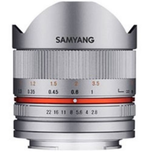 SAMYANG 交換レンズ 8mm F2.8 UCM FisheyeII【ソニーEマウント(APS-C用)】(シルバー)