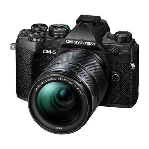 OMデジタルソリューションズ OM-5 14-150mm IIレンズキット ミラーレス一眼カメラ OM SYSTEM ブラック