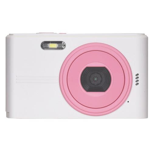 KEIYO NTDC001(WPK) 軽量コンパクト デジタルカメラ ホワイト×ピンク