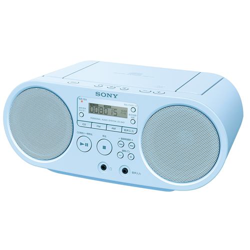 【クリックで詳細表示】ソニー CDラジオ(ブルー) ZS-S40-L