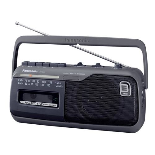 公式通販 SALE 58%OFF パナソニック RX-M45-H グレー ラジオカセットレコーダー
