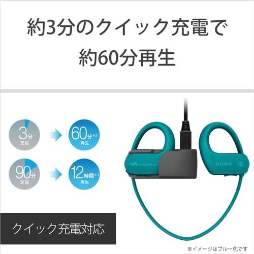 ソニー NW-WS623-L ウォークマン WS620シリーズ 4GB ブルー | ヤマダ 