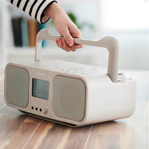 ソニー CFD-S401-TI ワイドFM対応 CDラジオカセットレコーダー 