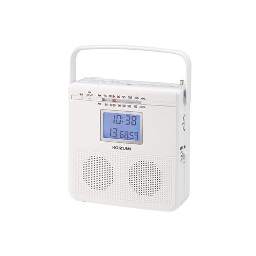 コイズミ SAD-4703／W CDラジオ ホワイト