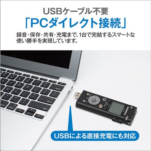 購入新作OLYMPUS ICレコーダー VoiceTrek DM-750 BLK 新品 その他