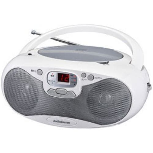 オーム RCR-530N-S CDラジオ(シルバー) AudioComm OHM
