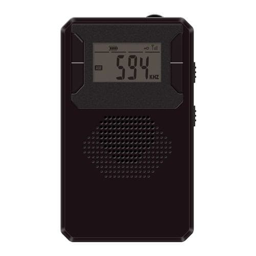 ステイヤー　SBPRDBK　充電式　AM／FMラジオ　　　ブラック