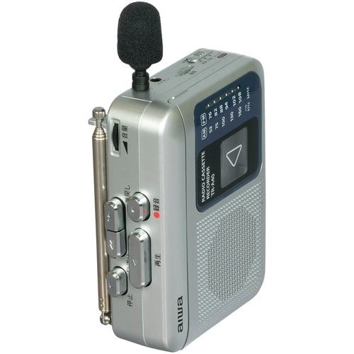 アイワジャパン TR-A40S ラジオ付きカセットレコーダー シルバー