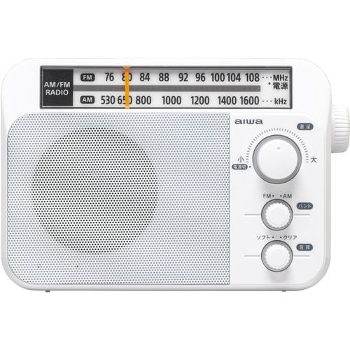 アイワジャパン AR-A20W ホームラジオ ホワイト ARA20W