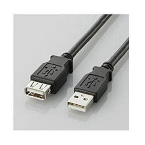 エレコム U2C-E05BK USB2.0延長ケーブル(A-A延長タイプ) 0.5m