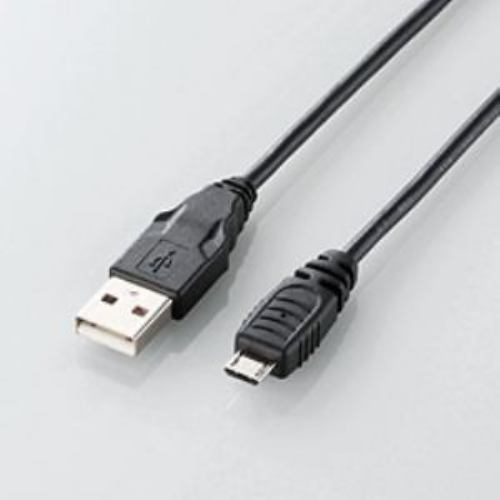 エレコム U2C-AMB015BK Micro-USB(A-MicroB)ケーブル 0.15m