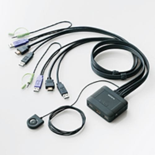 エレコム U3SW-T2 USB3.0対応切替機（PC2台） | ヤマダウェブコム