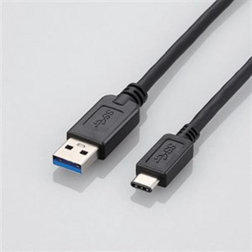 エレコム USB3.1ケーブル(A-TypeC) ブラック 0.5m USB3-AC05BK
