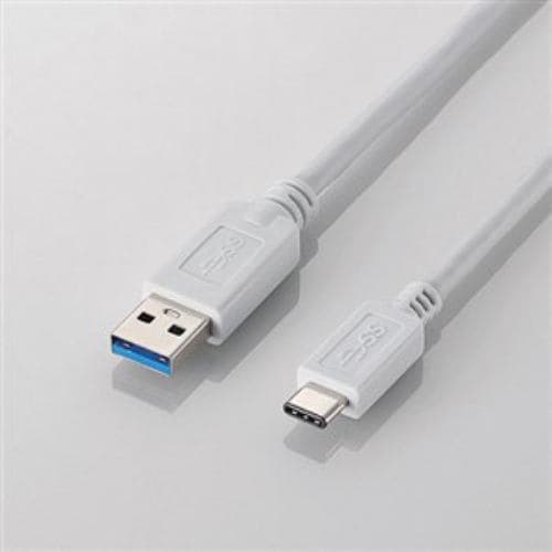 エレコム USB3.1ケーブル(A-TypeC) ホワイト 1.0m USB3-APAC10WH