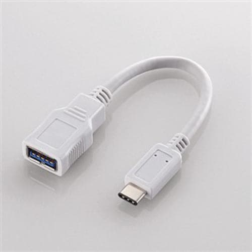 USBケーブル エレコム 変換 USB3-AFCM01WH Type-C変換ケーブル ホワイト