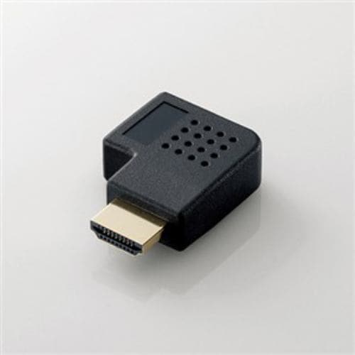 エレコム AD-HDAAB03BK HDMI L字型アダプタ(タイプA-タイプA) 右向き