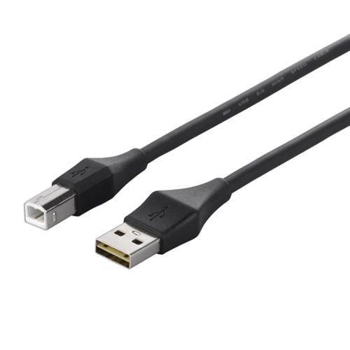 バッファロー どっちもUSBコネクター採用 USB2.0ケーブル（A to B） 1.0m ブラック BSUABDU210BKA