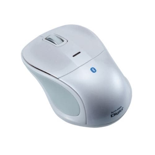 ナカバヤシ Bluetooth 静音3ボタンBlue LEDマウス ホワイト MUS-BKT111W