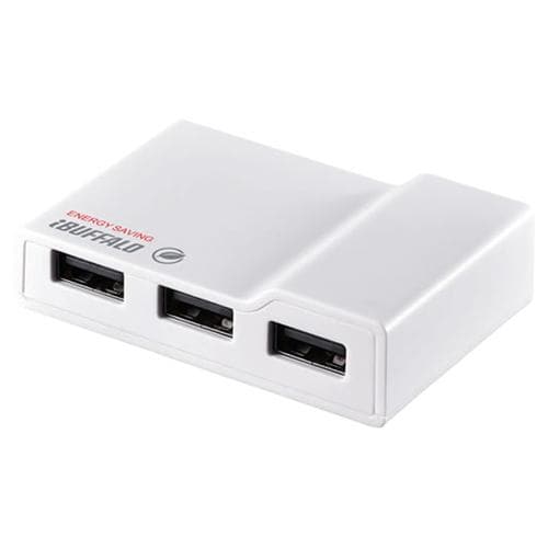 バッファロー BSH4AE12WH USB2.0節電機能付きセルフパワー 4ポートハブ ホワイト