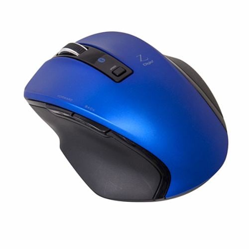 ナカバヤシ MUS-BKF121BL BlueLED Bluetoothマウス Z 5ボタン Sサイズ ブルー