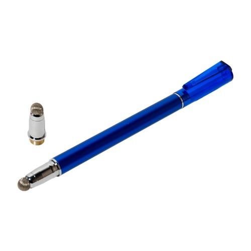 ミヨシ STP-L01／BL 交換式タッチペン ファイバーヘッドタイプ ブルー