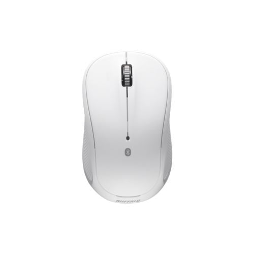 マウス バッファロー Bluetooth 無線 ワイヤレス BSMRB050WH Bluetooth3.0対応 IR LED光学式マウス 3ボタンタイプ ホワイト