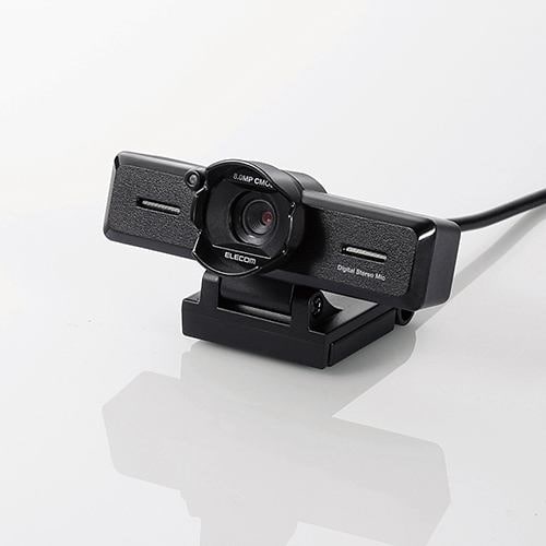 Webカメラ エレコム PC パソコン UCAM-C980FBBK 超高精細Full Hd対応800万画素Webカメラ