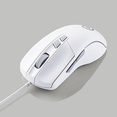 マウス エレコム ゲーミング 有線 M-G01URWH 5ボタン搭載ゲーミングマウス ホワイト