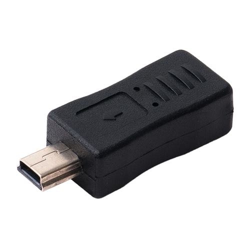 ミヨシ USA-MCMI USB2.0 microB、miniB変換アダプタ   ブラック