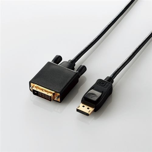 エレコム CAC-DPDVI10BK DisplayPort用DVI変換ケーブル 1.0m