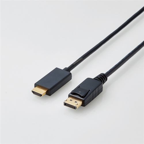 推奨品】エレコム CAC-DPHDMI10BK DisplayPort用HDMI変換ケーブル 1.0m