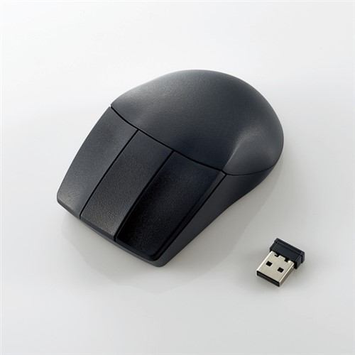 エレコム M-CAD01DBBK 3DCAD用無線3ボタンマウス ブラック