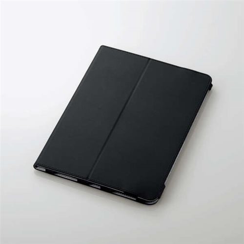 エレコム TB-A20MPLFBK iPad Air 10.9インチ(第4世代 2020年モデル) レザーケース 手帳型 2アングル 軽量 ブラック