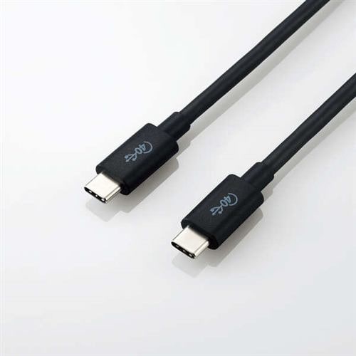 エレコム USB4-CC5P08BK USB4ケーブル ブラック Type-C-TypeC 0.8m 限定Special 大きい割引 Price