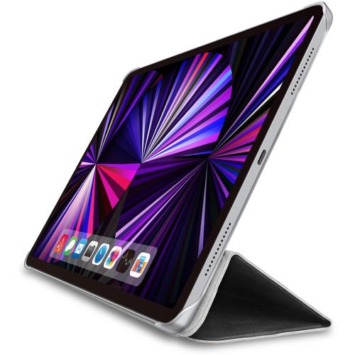 エレコム TB-A21PMWV2BK iPad Pro 11inch 第3世代 2021年モデル フラップケース 背面クリア ソフトレザー 2アングル ブラック