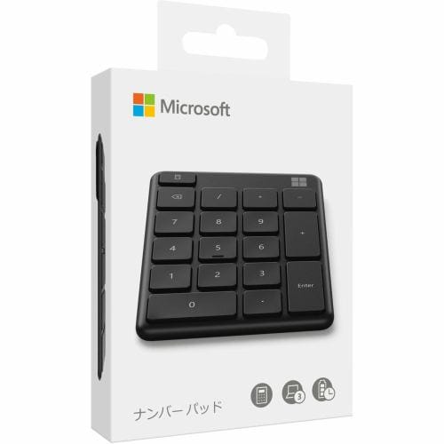 マイクロソフト Microsoft Number Pad Black 23O-00002 | ヤマダウェブコム