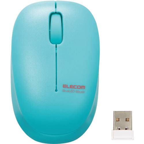 エレコム M-BL20DBSKGN マウス 無線2.4GHz BlueLED 3ボタン Sサイズ 抗菌 静音 子ども向け グリーン