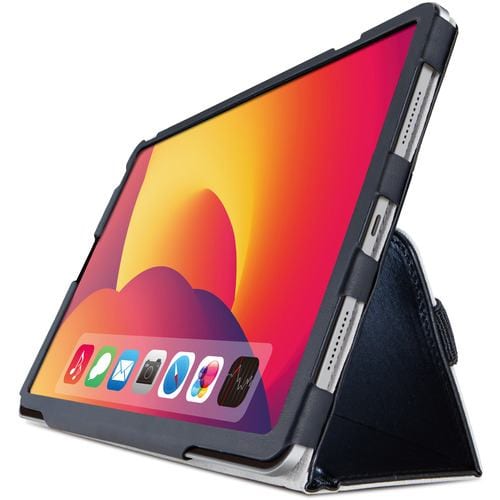 エレコム TB-A21SPLFBK iPad mini 第6世代 フラップケース ソフトレザー 2アングル 軽量 ブラック