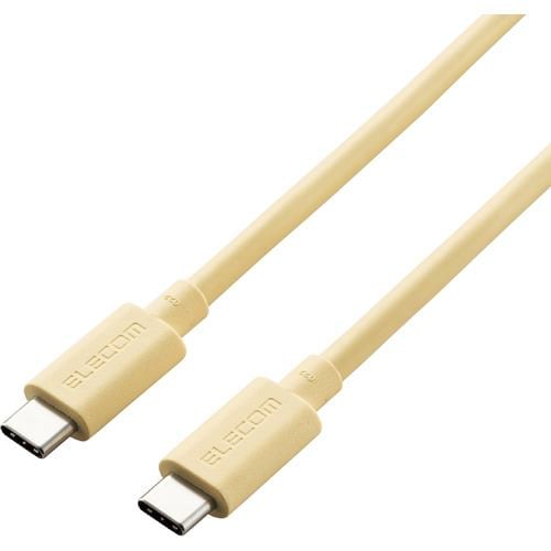 エレコム USB4-APCC5P08YL USB4ケーブル C-Cタイプ 0.8m イエロー
