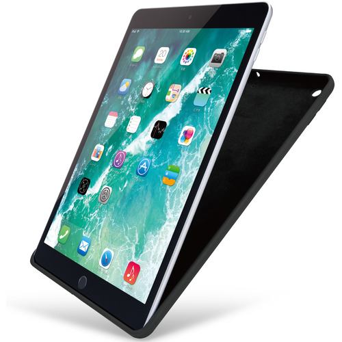 エレコム TB-A21RSCHBK iPad 第9世代(第8世代、第7世代) シリコン ハイブリッドケース ブラック TBA21RSCHBK