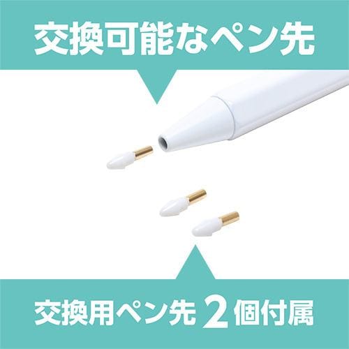 ミヨシ STP-A01／WH iPad専用六角タッチペン ホワイト ホワイトSTPA01／WH